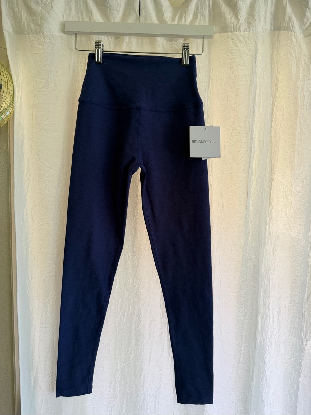 NWT Beyond Yoga purple navy High-Waist Leggings